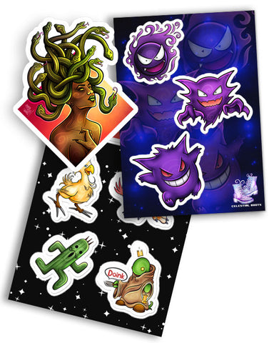 Celestial Boots Stickers