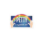 Celestial Boots Petty Is My Favorite Color Sticker