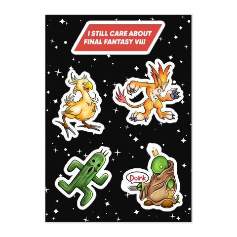 FFVIII Mini Characters Stickers